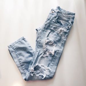 Ripped Boyfriend Jeans